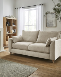Harlequin Chenille 3 Seater Sofa Natural - JD Williams - thumbnail 1