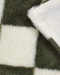 Catherine Lansfield Checkerboard Throw Green - Catherine Lansfield - Size: 130X170 - thumbnail 2