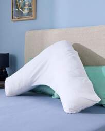 Downland V-Shape Support Pillow White - Downland - Size: EACH - thumbnail 2