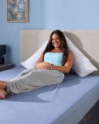 Downland V-Shape Support Pillow White - Downland - Size: EACH - thumbnail 4