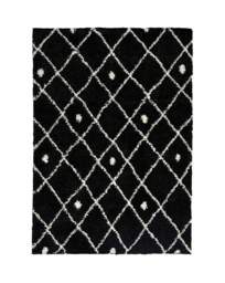 Snug Shaggy Berber Cosy Rug Black - Homemaker - Size: 160X230 - thumbnail 2