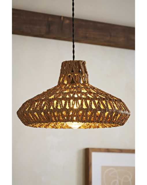 Hamilton Natural Weave Shade 35cm Natural - ValueLights - image 1