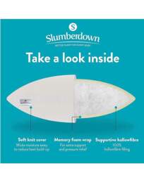 Slumberdown Memory Foam Plus Pillow - Slumberdown - Size: EACH - thumbnail 2