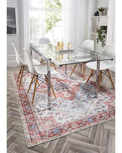 Marrakesh Washable Easy-Care Rug RED - Origins - Size: 80X150 - image 1