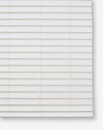 Faux Wood Venetian Blinds White White - Speedy - Size: 60X160 - thumbnail 2