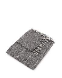 Woven Crosshatch Indoor/Outdoor Throw Black - My Mat - Size: 130X150 - thumbnail 3
