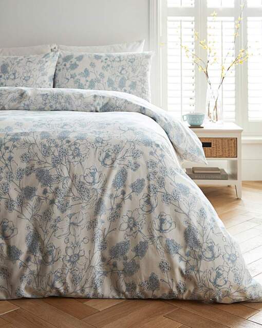 Julipa Toile Print Blue Duvet Set Blue/White - Julipa - Size: DOUBLE - image 1