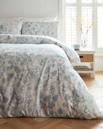 Julipa Toile Print Blue Duvet Set Blue/White - Julipa - Size: DOUBLE - thumbnail 1