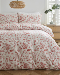 Fiji Floral Duvet Set White/Orange - JD Williams - Size: SINGLE - thumbnail 1