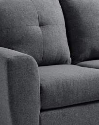 Baxter Left Hand Corner Chaise Sofa Charcoal - thumbnail 3