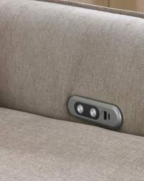 Aspire Ashford Fabric Recliner Chair Natural - Aspire - thumbnail 5