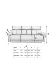 Aspire Ashford Fabric Recliner Chair Natural - Aspire - thumbnail 2