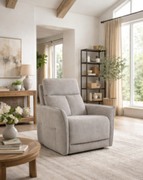 Aspire Ashford Fabric Recliner Chair Natural - Aspire
