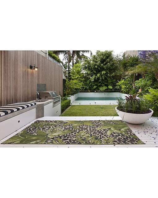 Tropicana Jungle Indoor/Outdoor Rug Multi - Homemaker - Size: 200X285 - image 1