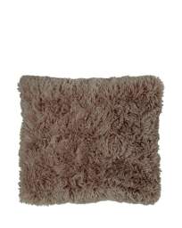 Shaggy Fleece Cushion Natural - Catherine Lansfield - Size: 45X45CM - thumbnail 2
