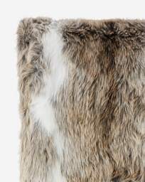 Faux Fur Striped Animal Throw Brown - JD Williams - Size: 150X200 - thumbnail 3