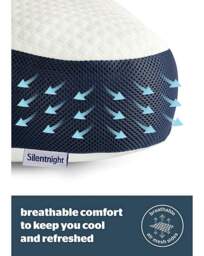 SN Therapy Neck Support Pillow White - Silentnight - thumbnail 5