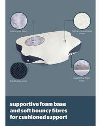 SN Therapy Neck Support Pillow White - Silentnight - thumbnail 2