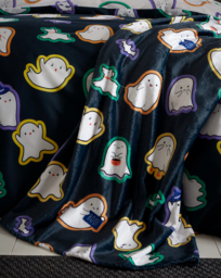 CL Halloween Ghosts Throw Multi - Catherine Lansfield - Size: 130X170