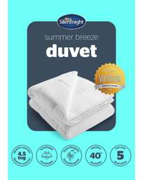 Silentnight Summer Breeze 4.5 Tog Duvet White - Silentnight - Size: S KING - thumbnail 5
