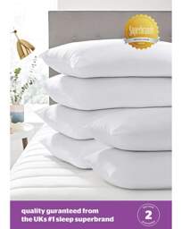 Silentnight Deep Sleep Pack of 6 Pillows White - Silentnight - Size: PACK 6 - thumbnail 2