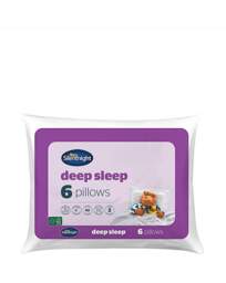Silentnight Deep Sleep Pack of 6 Pillows White - Silentnight - Size: PACK 6 - thumbnail 1