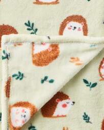 Hedgehog Fleece Throw Mint - JD Williams - Size: 130X150 - thumbnail 2