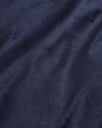 Soft Plain Velvet Duvet Cover Set Navy - JD Williams - Size: SINGLE - thumbnail 3
