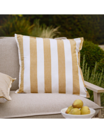 Yard Hayle Striped Outdoor Cushion Honey - Yard - Size: 50X50