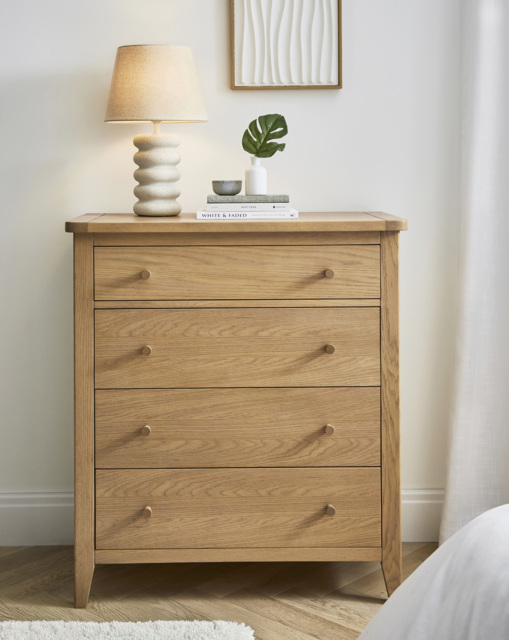 Caitlin Small Chest of Drawers Light OAK - JD Williams - image 1