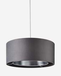 Melody Velvet Tiered 40cm Shade Grey - JD Williams - thumbnail 2