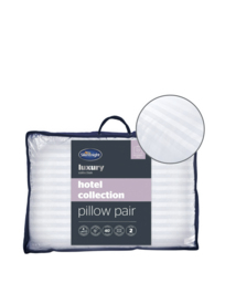 Silentnight Hotel Pack of 2 Pillows White - Silentnight - Size: PAIR - thumbnail 1