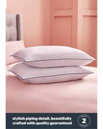 Silentnight Hotel Pack of 2 Pillows White - Silentnight - Size: PAIR - thumbnail 3