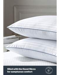 Silentnight Hotel Pack of 2 Pillows White - Silentnight - Size: PAIR - thumbnail 2
