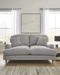 Azra Chenille 2 Seater Sofa Silver - JD Williams - thumbnail 1
