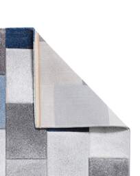 Think Rugs Block Colour Brooklyn Rug Grey/Blue - Think Rugs - Size: 160X220 - thumbnail 5