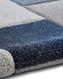 Think Rugs Block Colour Brooklyn Rug Grey/Blue - Think Rugs - Size: 160X220 - thumbnail 3