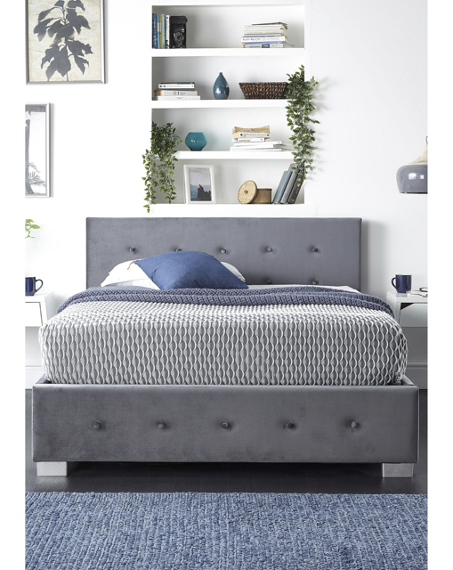 Aspire Side Lift Ottoman Bed Steel - Aspire - Size: SML DBLE - image 1