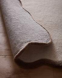 Scalloped Elsie Hand-Tufted Woollen Rug Natural - Origins - Size: 200X290 - thumbnail 4