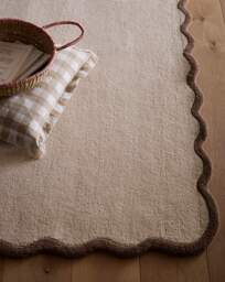 Scalloped Elsie Hand-Tufted Woollen Rug Natural - Origins - Size: 200X290 - thumbnail 2