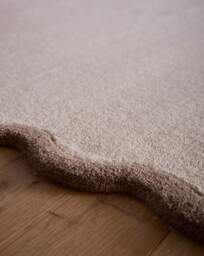Scalloped Elsie Hand-Tufted Woollen Rug Natural - Origins - Size: 200X290 - thumbnail 3