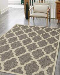 Trellis Gel Flatweave Rug Steel Grey - Homemaker - Size: 60X110 - thumbnail 2