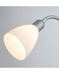 Dual Purpose Floor Lamp Silver Silver - Searchlight - thumbnail 5