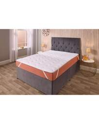 Downland Self Heating Mattress Topper White - Downland - Size: SINGLE - thumbnail 2