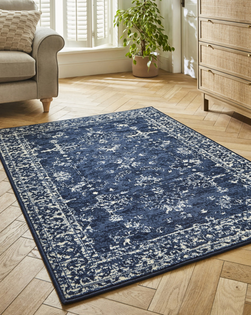 Maestro Vintage Woven Rug Navy - Homemaker - Size: 120X170 - image 1