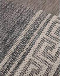 Gel Backed Greek Key Rug Steel - Homemaker - Size: 120X160 - thumbnail 4