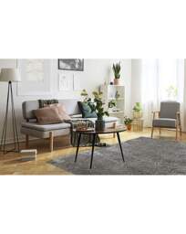 Supersoft Shaggy Cosy Rug Grey - Homemaker - Size: 200X290 - thumbnail 5