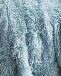 Shaggy Fleece Throw Duck EGG - Catherine Lansfield - Size: 150X200 - thumbnail 4