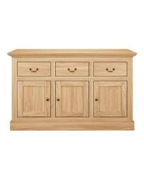 Julipa Ashford 3 Door 3 Drawer Sideboard OAK Effect - Julipa - thumbnail 2