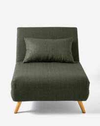 Lena Fabric Chair Bed Green - JD Williams - thumbnail 4